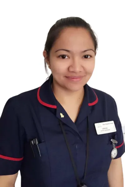 Having qualified as a nurse in 2003 Lorayne started out in the medical surgical ward in the Philipines where she worked for a year before coming to England. She immediately began her career in a care home and now has more than 10 years’ experience behind her. Lorayne Reyes, Deputy Manager